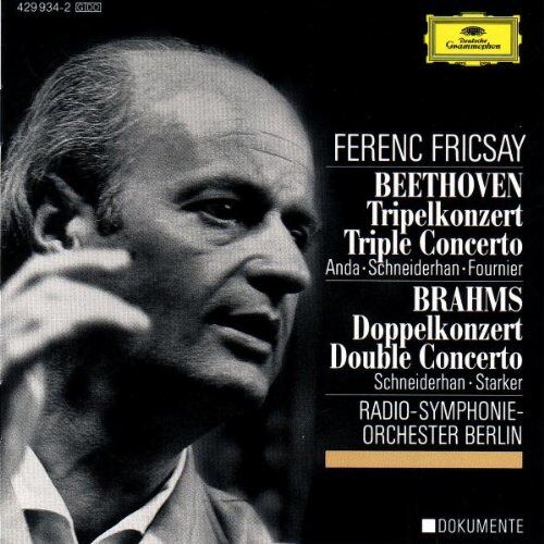 Anda - Beethoven:Tripelkonzert/Brahms:Doppelkonzert Schneiderhan-Anda-Starker-Fournier - Preis vom 30.09.2026 22:30:23 h
