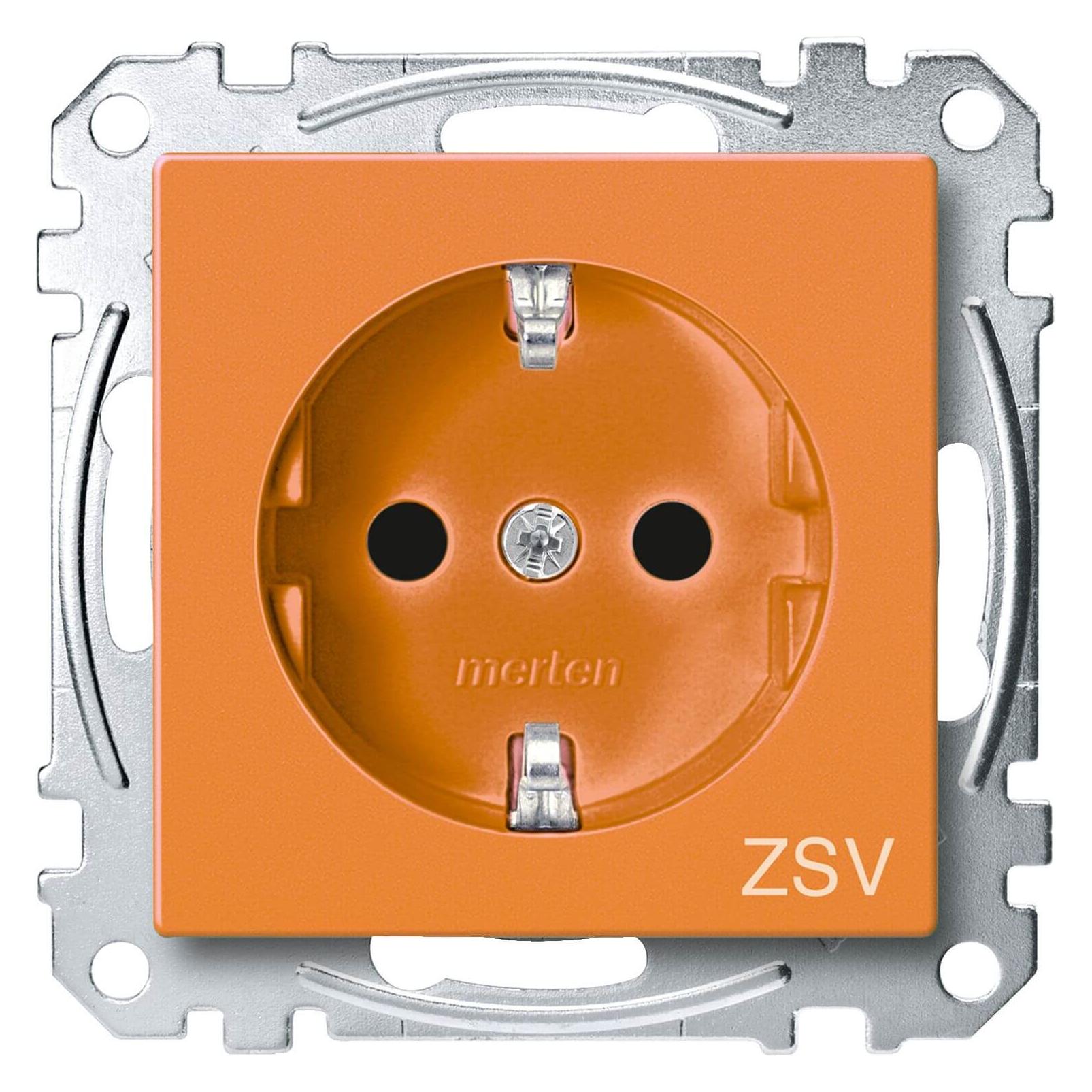 Merten Steckdose SCHUKO MEG2300-0302 orange System M (MEG2300-0302)
