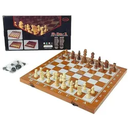 Adar 3in1 Schachfiguren aus Holz