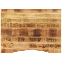 vidaXL Schreibtischplatte mit Aussparung 110x80x2,5cm Massivholz Mango