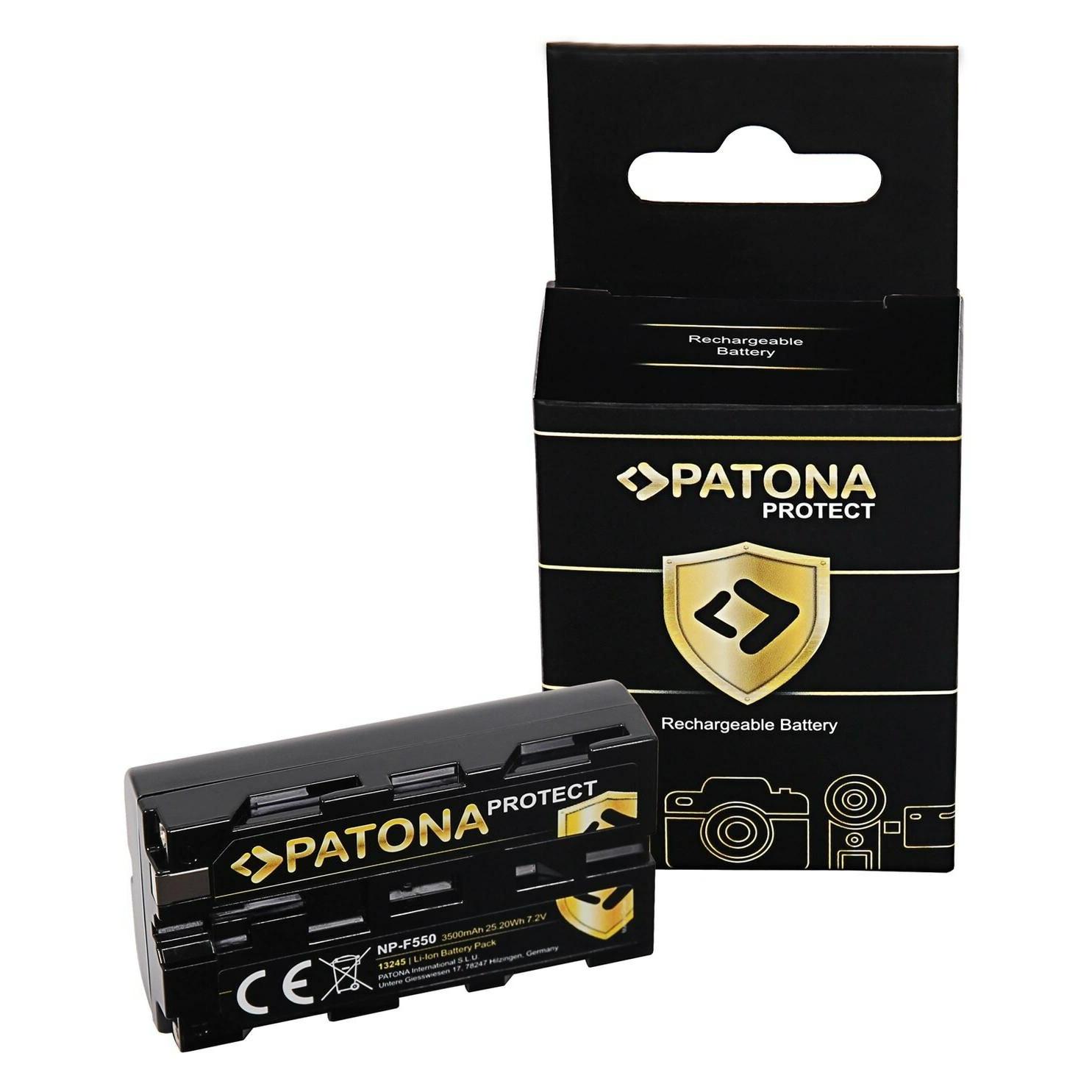 Patona PROTECT Akku für Sony NP-F550 (Kamera Akku) (13245)