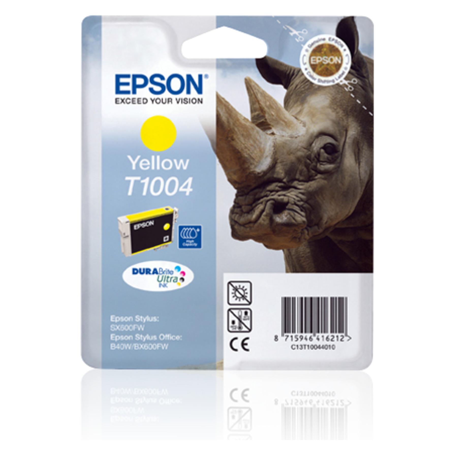 Epson T1004 - 11.1 ml - Gelb - Original - Blister mit RF- / aktustischem Alarmsignal (Y) (C13T10044020)