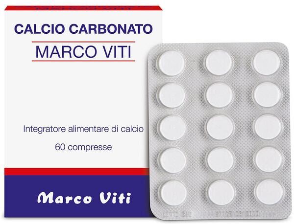 Marco Viti Calcio Carbonato Integratore 60 Compresse