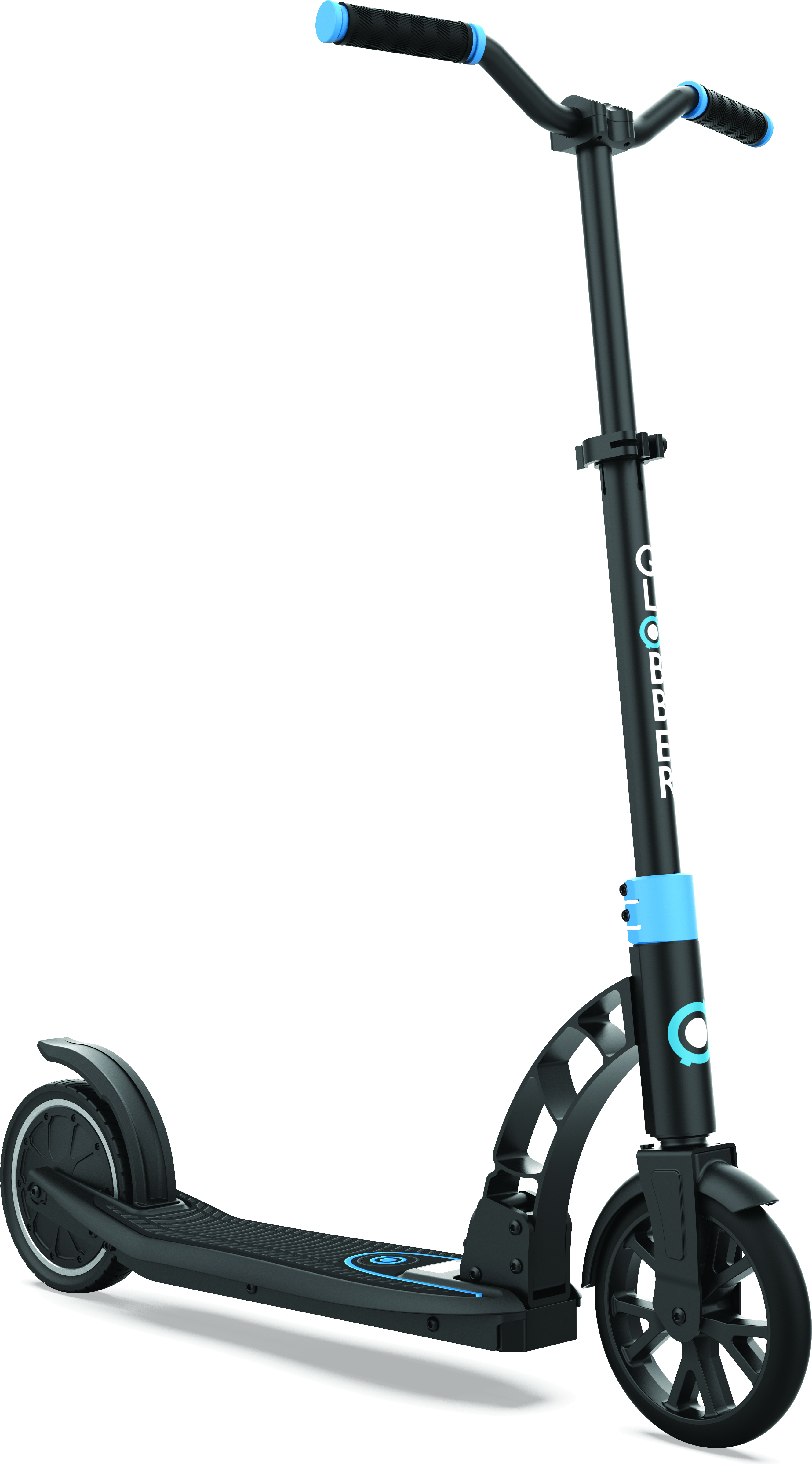 GLOBBER ONE K E-MOTION 15 schwarz-hellblau