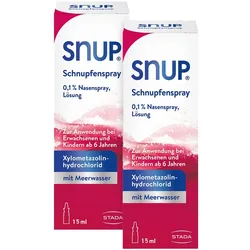 Snup Nasenspray 0,1% Nasenspray 2X15 ml