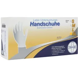 Handschuhe Einmal Latex puderfrei XL 100 St