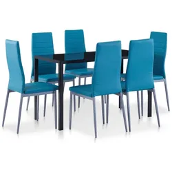 vidaXL, Essgruppe, Larryfurt (Eisen, Glas)