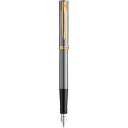 Waterman, Schreibstifte, Füllfederhalter IMPRESSION Stainless SteelGT F Blau Geschenkbox