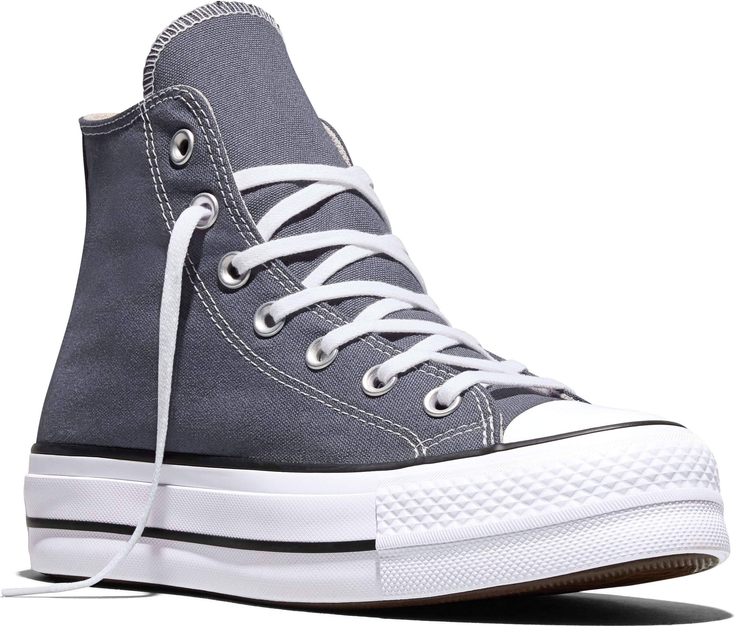 Sneaker CONVERSE "Chuck Taylor All Star Lift", Damen, Gr. 38, grau (shady, weiß, schwarz), Textil, Schuhe Sneaker shady, weiß, schwarz 38
