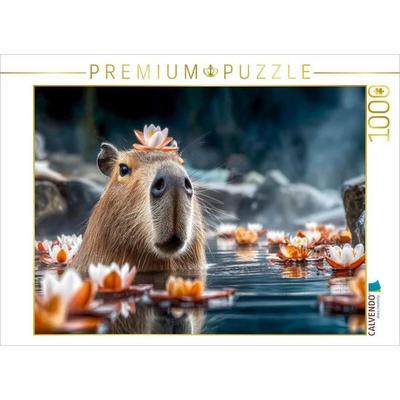 CALVENDO Puzzle Ich liebe Seerosen-Schönheitsbäder | 1000 Teile Lege-Größe 64x48cm Foto-Puzzle für glückliche Stunden, Game von , Calvendo Puzzle
