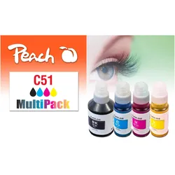 Peach, Druckerpatrone, Spar Pack Tintenpatronen ersetzt Canon GI-51