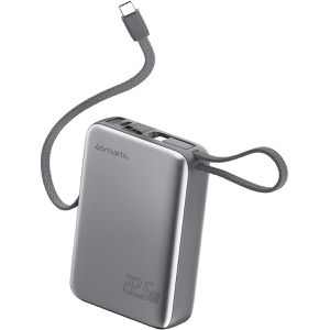 4smarts Powerbank Pocket Dual Cord, 20000mAh, USB-A & 3x USB-C, Ladeleistung 22,5 Watt