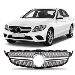 Kühlergrill Silber passend für Mercedes-Benz C-Klasse W205 2018-2021