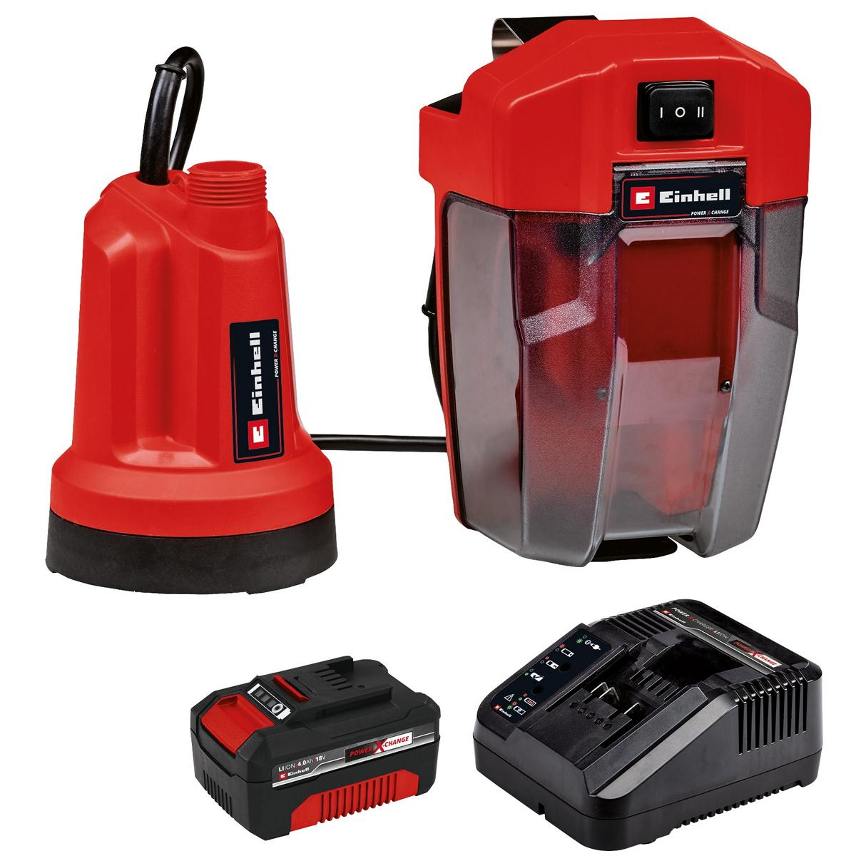 EINHELL Akku-Klarwasserpumpe GE-SP 18 LL Li (1x4,0Ah) 16929600