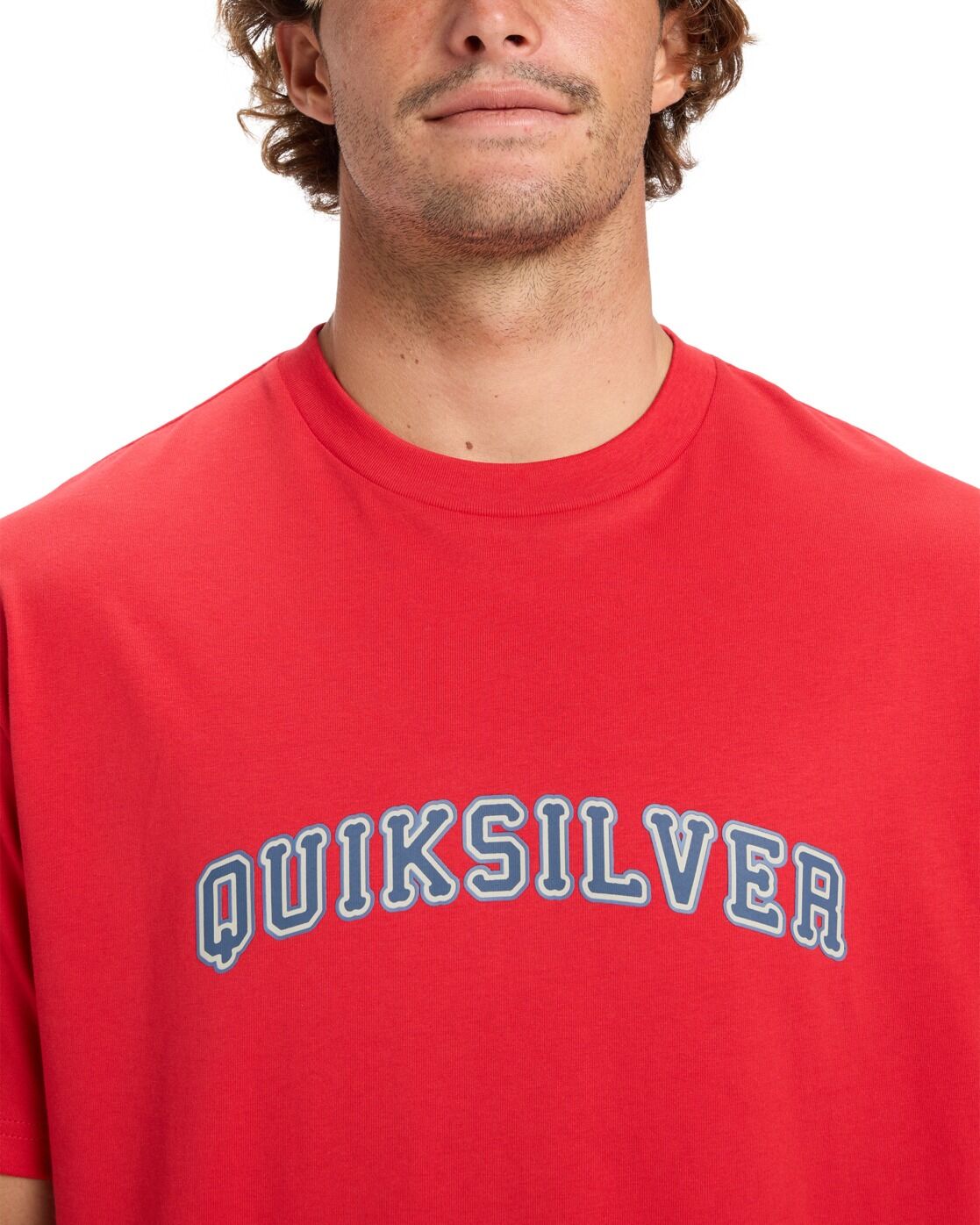 T-Shirt QUIKSILVER "Pto Fare Well", Herren, Gr. S, rot (salsa), Obermaterial: 100% Baumwolle., Shirts T-Shirt salsa S