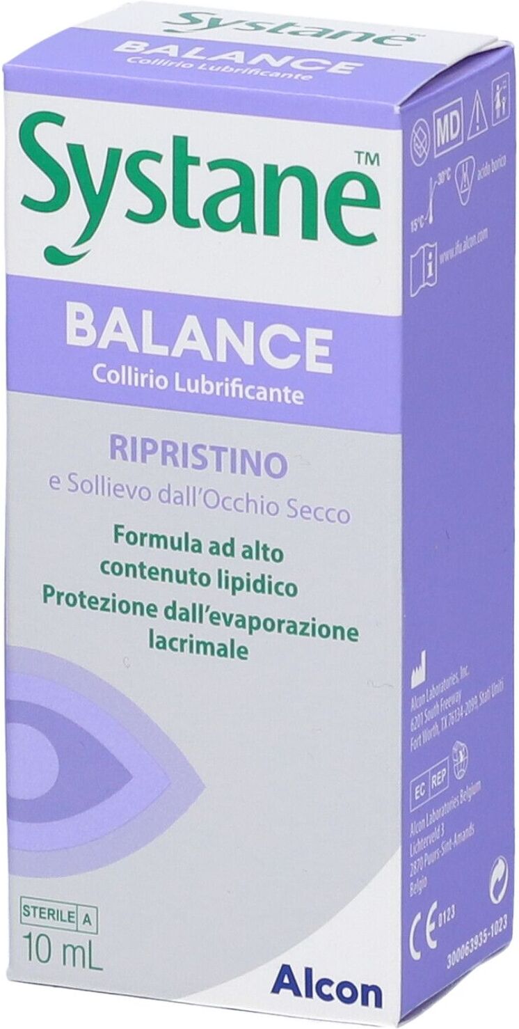 GIULIANI SpA Alcon, Systane Balance Gocce Oculari Collirio, 10 ml