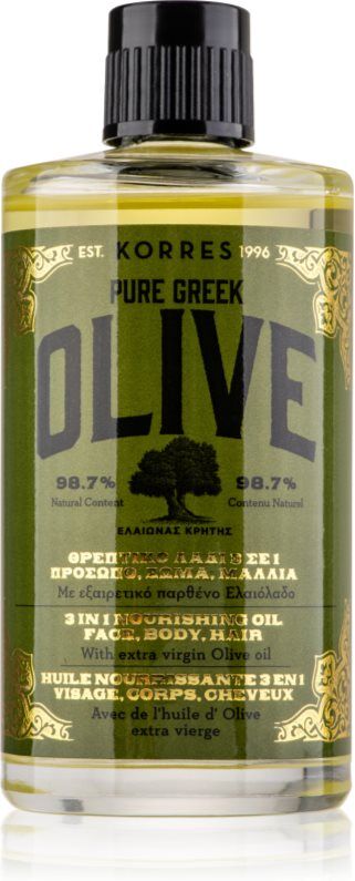 Korres Pure Greek Olive nourishing oil for face, body and hair 100 ml