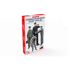 MiniArt - German Railroad Staff (1930-40s) - 1:35 - 4 Figuren 311497