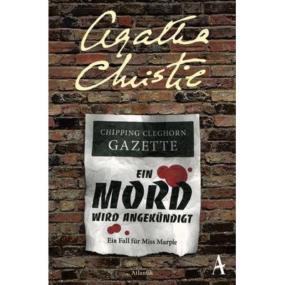 Ein Mord wird angekündigt / Ein Fall für Miss Marple Band 5, Taschenbuch von Agatha Christie, Atlantik Verlag, 978-3-455-65024-2