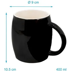 Intirilife, Tasse, Kaffeetasse (400 ml, 6x)
