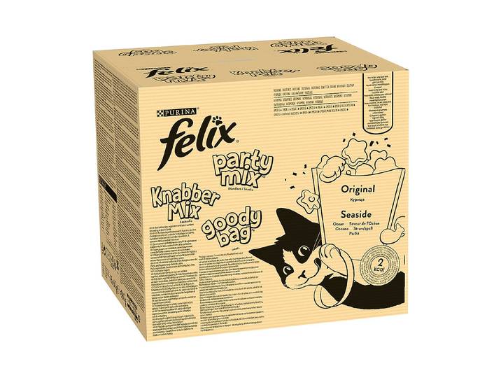 Felix Party Katzensnack Mix Original Seaside 16x60g