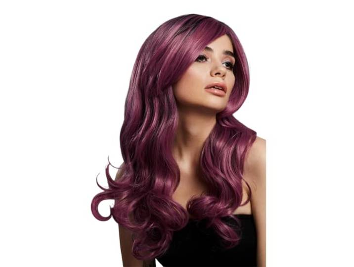 Fever Pruik Khloe True Blend Mauve Bruin