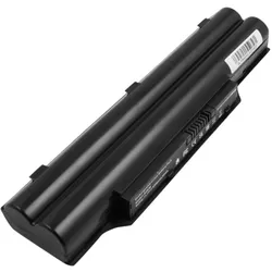 Avizar Akku Fujitsu Lifebook A530 AH530 (5200 mAh), Notebook Akku, Schwarz