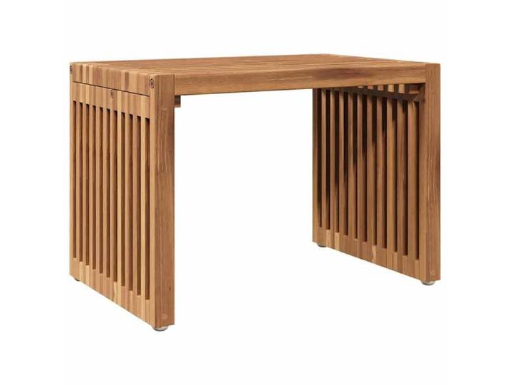 Rebais Table d'appoint de jardin - CLARENCE Table de cuisine Table de balcon - Marron 50x32.5x35cm CL463773