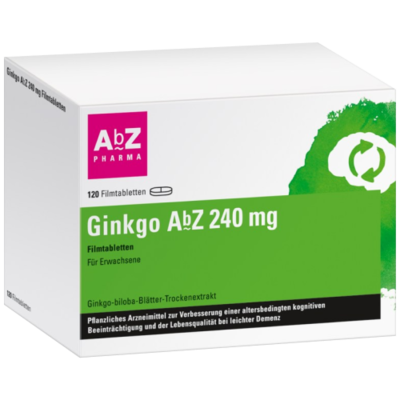 AbZ Pharma GmbH GINKGO AbZ 240 mg Filmtabletten 120 St 14164745
