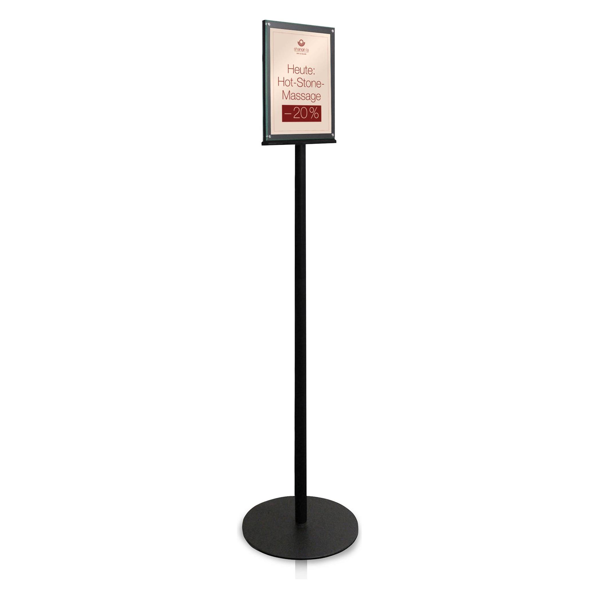 Deflecto Infodisplay Superior Image Masse: 33 x 142 x 33 cm (B x H xT) Verwendung für Papierformat: DIN A4... (A4) (692056-A4)