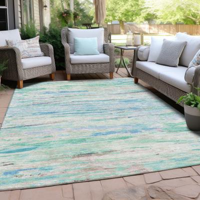 Addison Rugs Machine Washable Indoor/Outdoor Modern Ripples Chantille Rug