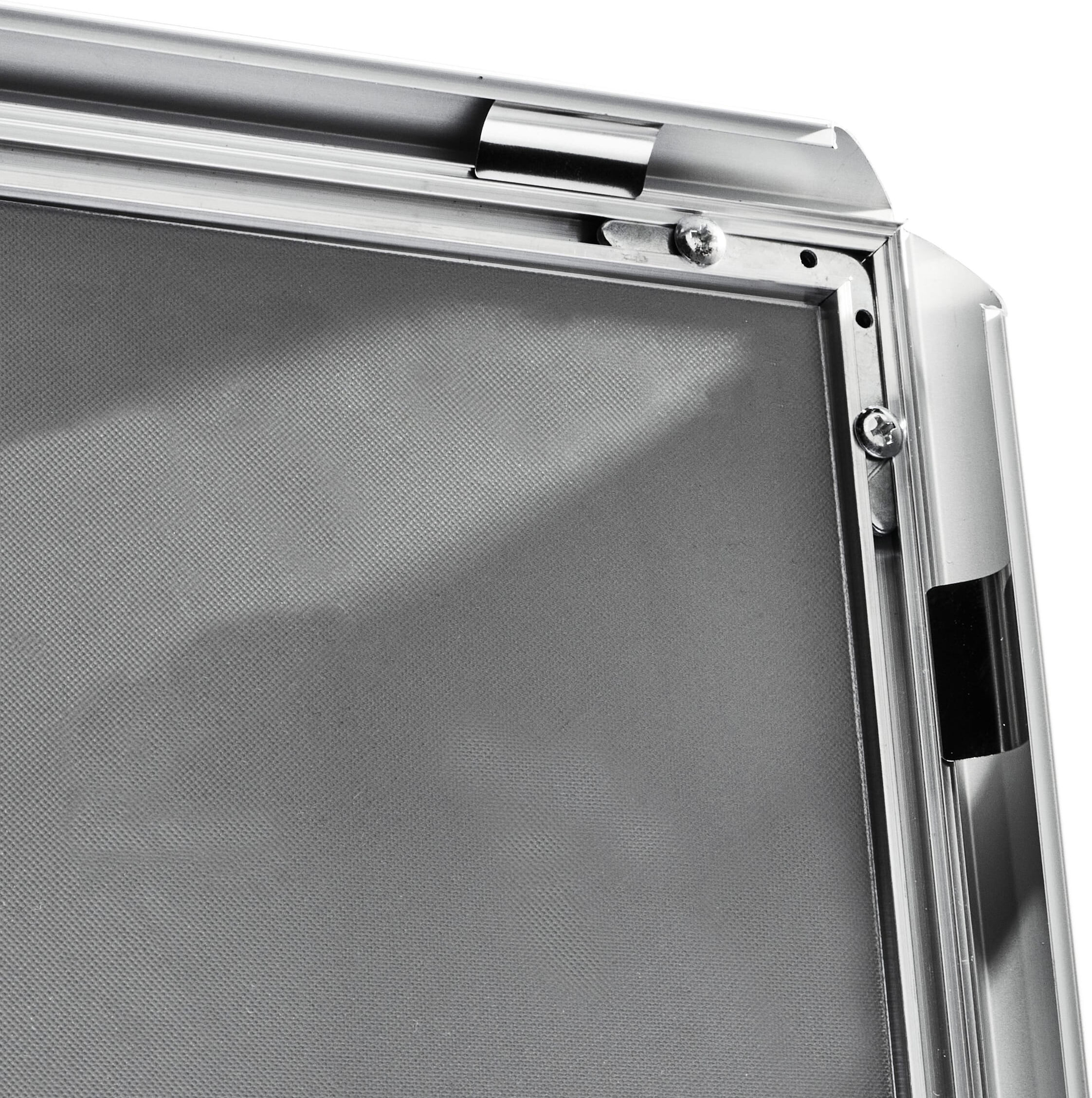 SPRINTIS 1 Cornice a scatto A4 magnetica, alluminio, argento