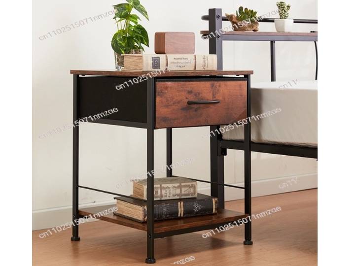 Meubles, chambre minimaliste moderne, armoire de rangement, table de chevet, Bagina