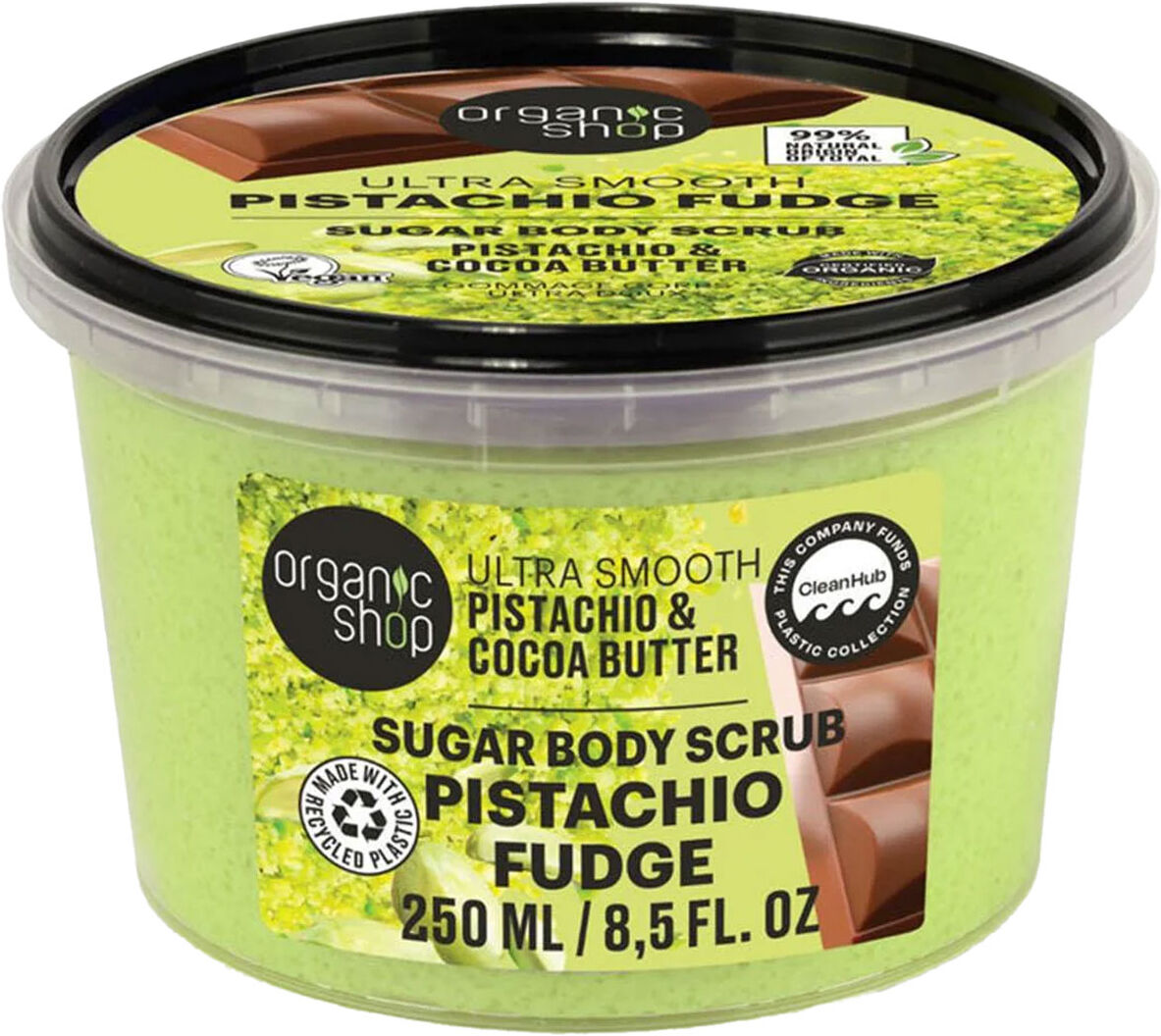 ORGANIC SHOP Pistachio & Cocoa Butter Body Scrub 250ml