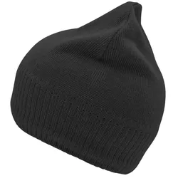 Strickmütze "MB7925" Fleece-Futter - black