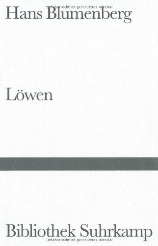 Hans Blumenberg - Löwen - Preis vom 10.10.2026 11:48:34 h