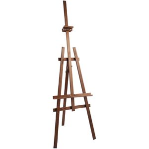 Sprintis Staffelei Picasso, braun, dreibeinig, Höhe gesamt 170 cm, Bildhöhe bis 130 cm