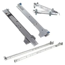 Dell 2/4-Post Static Rack Rails for 1U and 2U systems, Server Zubehör, Silber