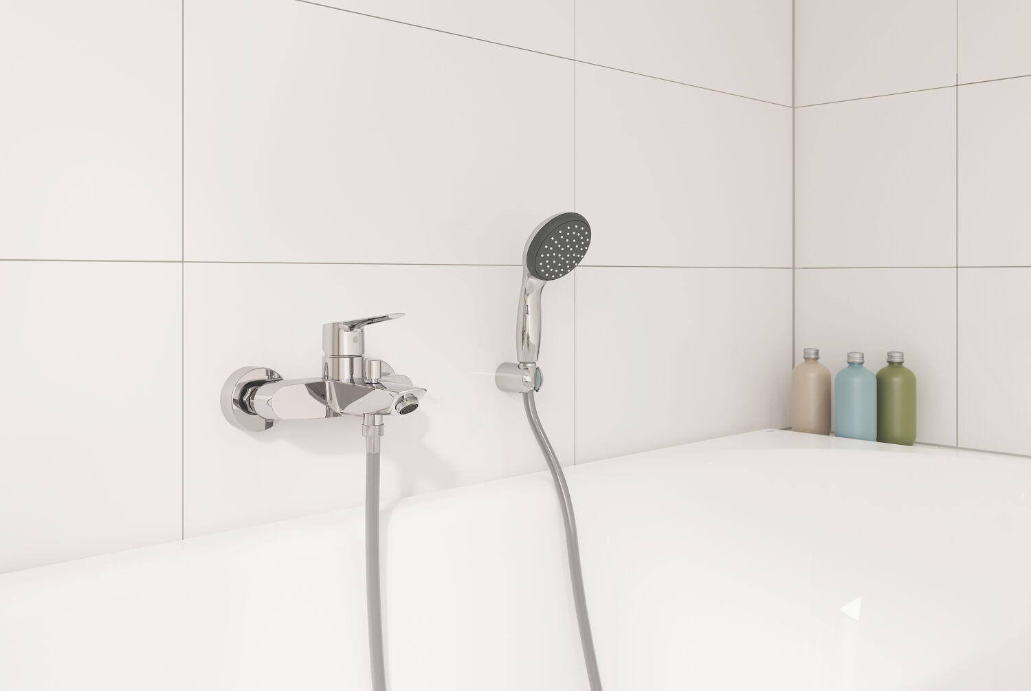 Grohe QuickFix Start mitigeur bain 23413002  avec set de douche, chromé