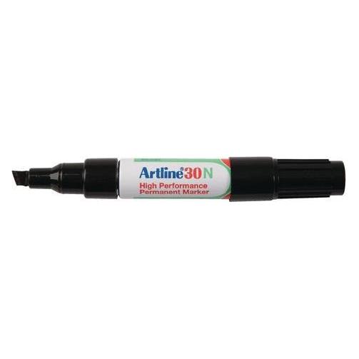 Artline 30N Permanentmarker Mittel Keilspitze 2,0 - 5,0 mm Blau Refillable (12x) (EK30)