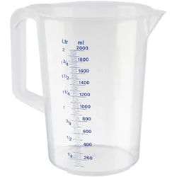 METRO Professional Messbecher, Polypropylene, 2 L
