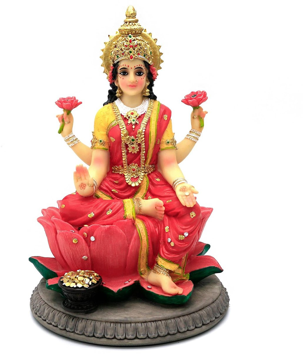 Solidchoice Hindu Godin Laxmi Beeld voor Thuisdecoratie
