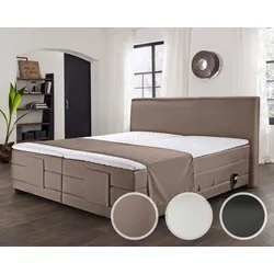 Winkle »Ferrol« Elektro-Boxspringbett motorisch verstellbar / 8944 Schlamm / 180x200 cm / H3