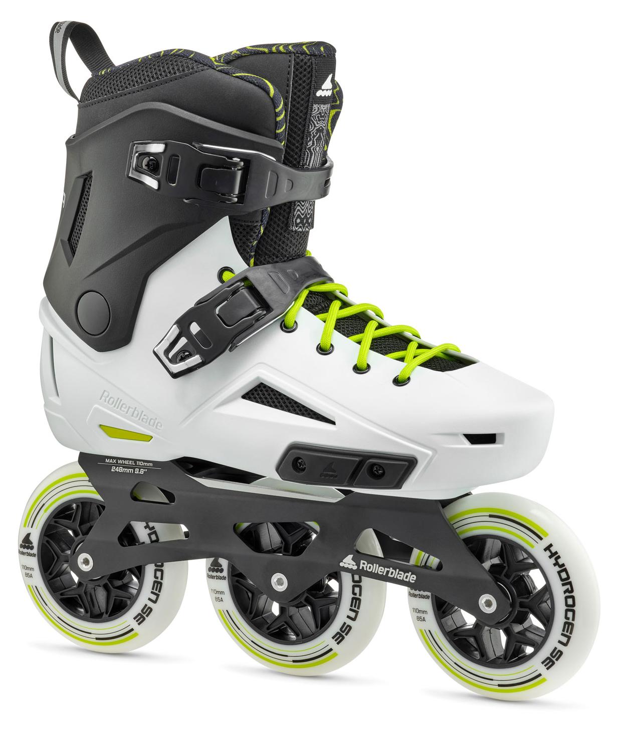 Rollerblade Inlineskates Lightning 110 (Weiß/Schwarz) 44,5/45