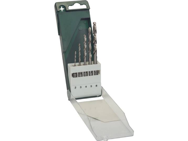 Bosch - 5-delige metaalborenset HSS-G met zeskantschacht 2\,0; 3\,0; 4\,0; 5\,0; 6\,0 mm