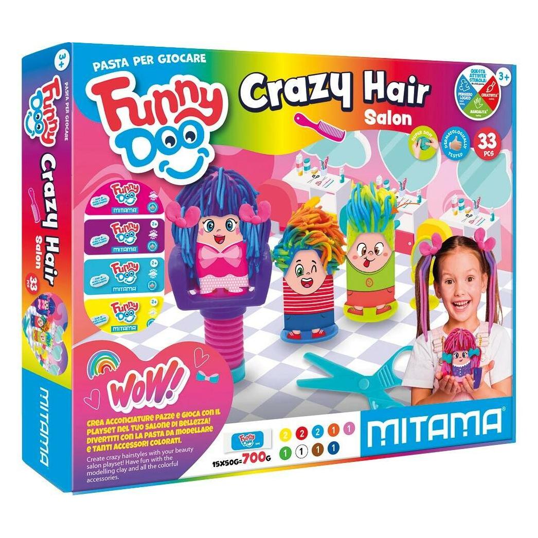 Mitama Knetspielset Schönheitssalon Friseur Mehrfarbig (3910046)