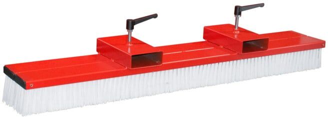 Bauer Südlohn Balai de balayage pour chariot élévateur SKB-O 150, peint, rouge feu (4494-05-0000-3000)