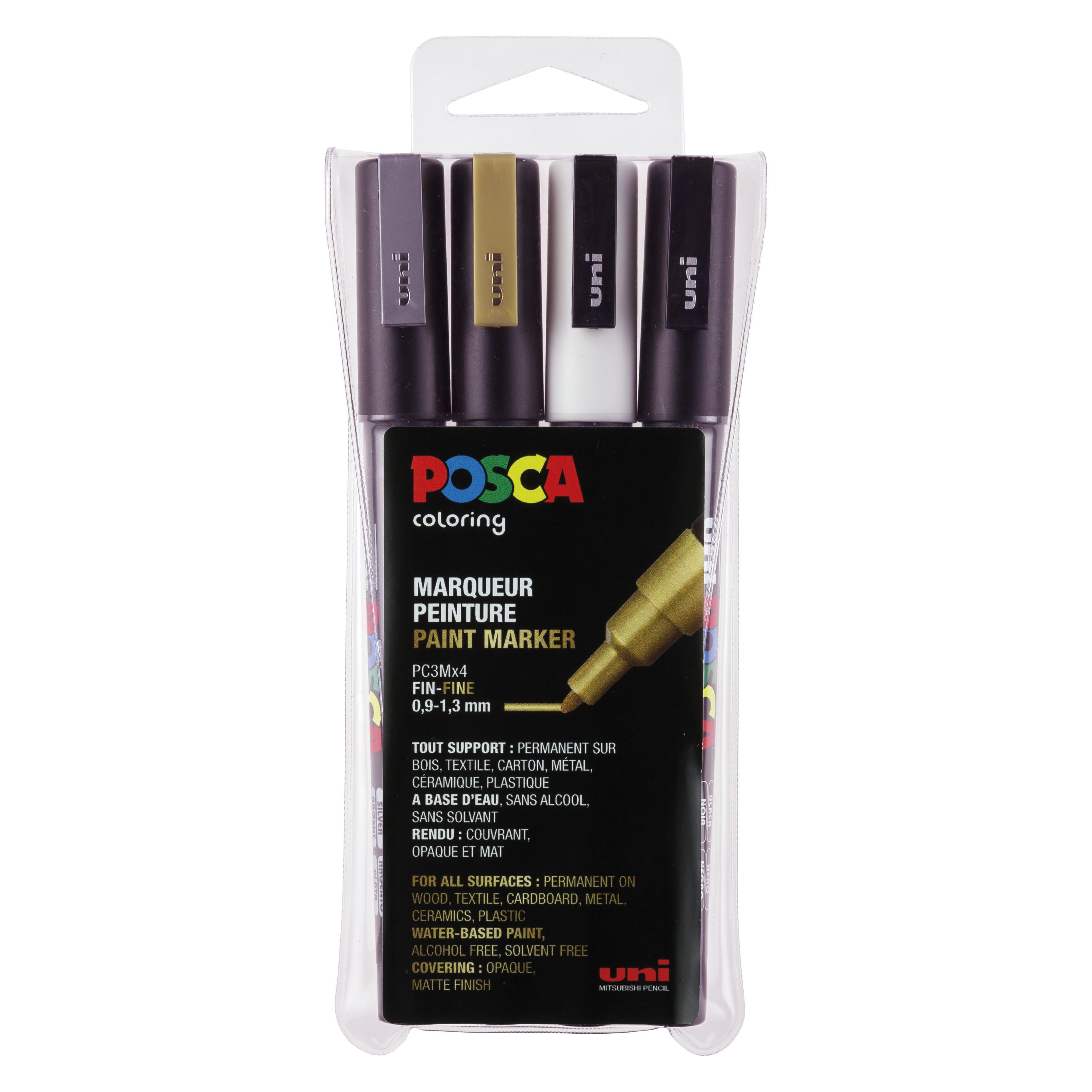 Posca Marker PC-3M Rundspitze (4x) (10.1.0554)