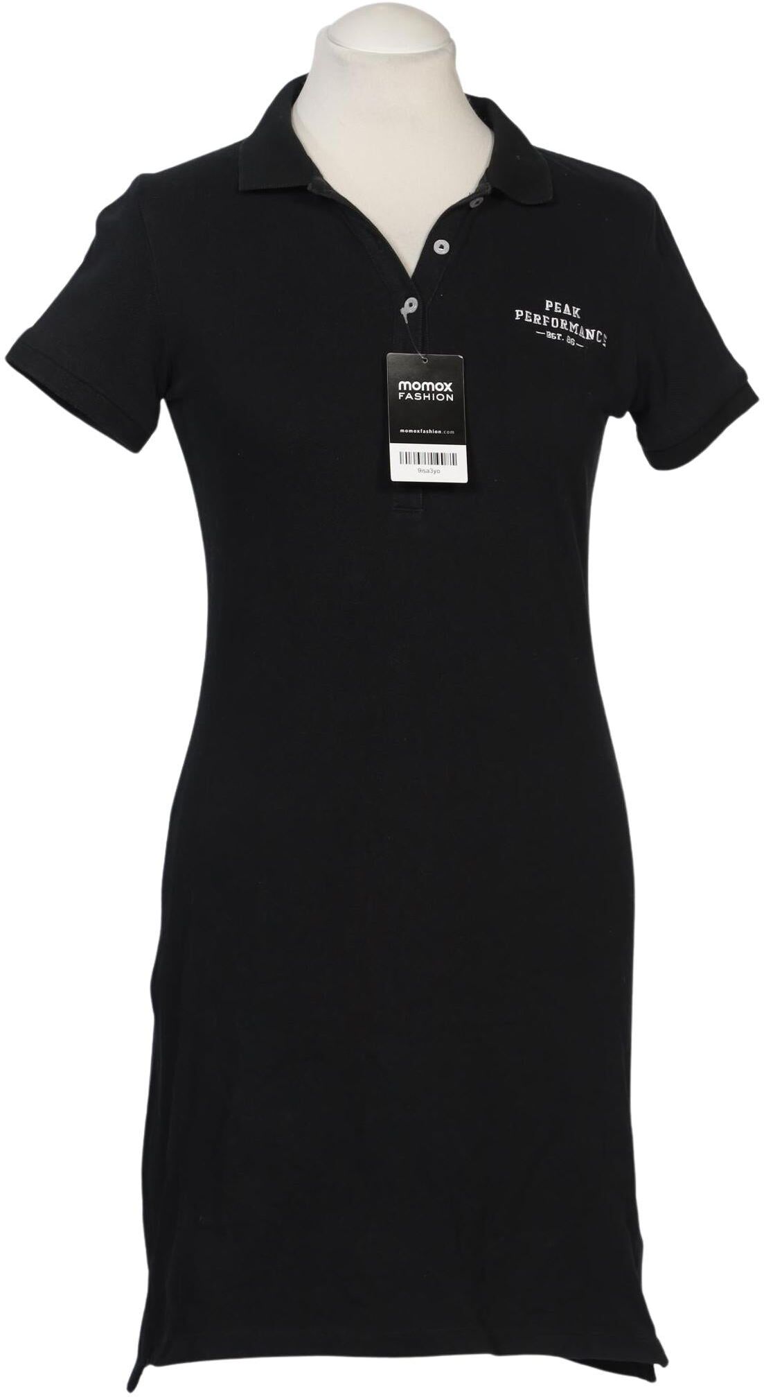 Peak Performance Damen Kleid, Schwarz, Gr. M, Baumwolle - Second Hand