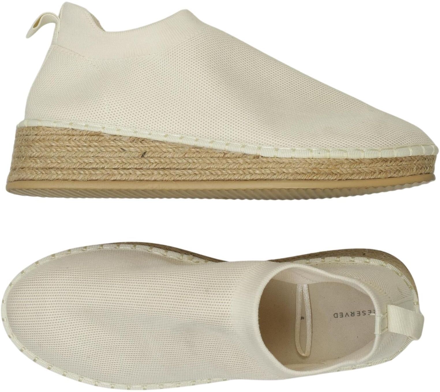 Reserved Damen Sneaker, Cremeweiß, Gr. EU 39, kein / Etikett - Second Hand